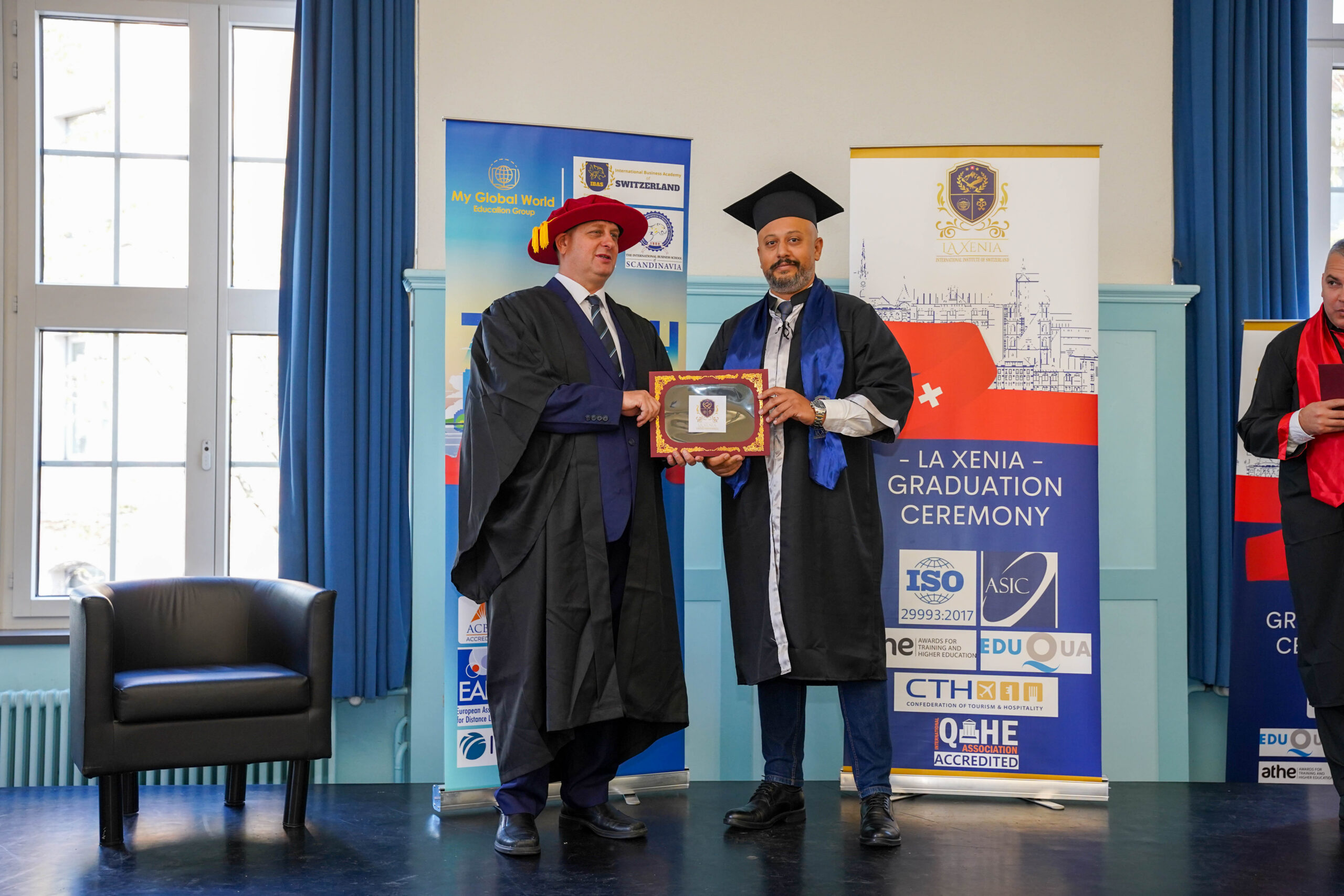 La Xenia graduate celebrating graduation